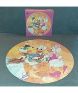 Donald Duck Daisy 125 pc Round Jigsaw Puzzle 1982 Whitman [COMPLETE] - £10.26 GBP