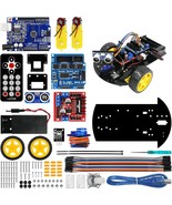 Lafvin Smart Robot Car 2Wd Chassis Kit With Ultrasonic Module R3 Board,R... - £33.16 GBP