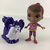 Disney Jr Vampirina Ghoul Girl Poppy Doll Deluxe 5.5&quot; Large Figures Wolfie Toy - £18.89 GBP