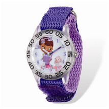 Disney Doc McStuffins Acrylic Purple Nylon Time Teacher Watch - £22.78 GBP