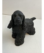 Castagna Cocker Spaniel Dog Figurine 1988 Italy 5&quot; Black - $303.99 MXN