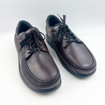 Vtg SAS Bout Time Mens Cordovan 1520-035 Leather Comfort Lace Sneakers Shoes 12W - £84.87 GBP