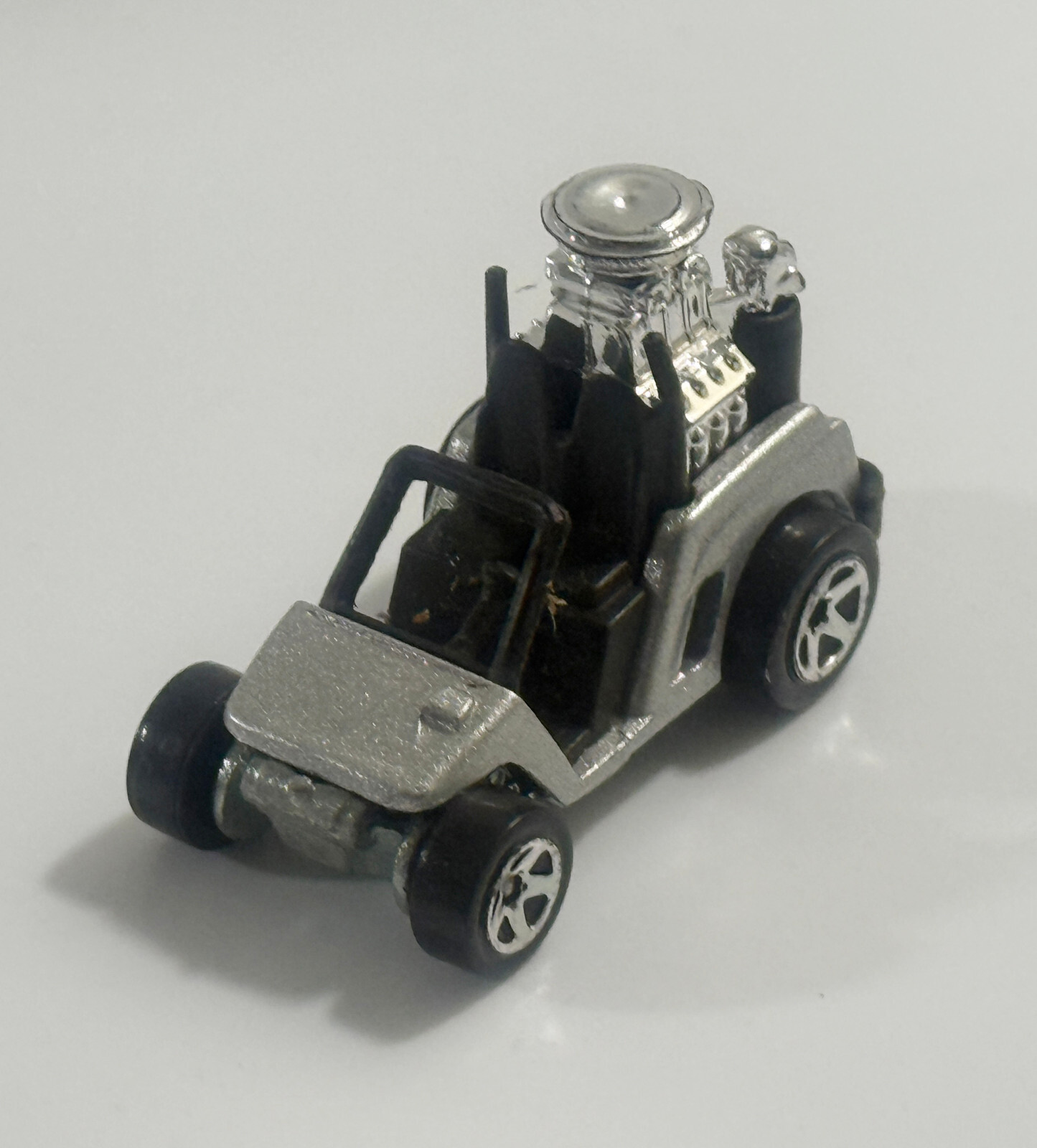 Hot Wheels 1998 Fore Wheeler Silver Hot Rod Golf Cart Vintage Diecast - $3.22
