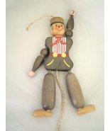   Wooden Pull String Jumping Jack Puppet - £11.91 GBP