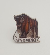 Wyoming Bison Collectible Souvenir Lapel Hat Pin Tie Tack - £15.39 GBP