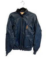 Vintage KING LOUIE Full Zip Jacket Pro Fit Union Made In USA Navy Sz L - £32.80 GBP