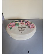 A Good Friend Us A Friend  Forever Vintage Jewelry Trinket Box - $278.90 MXN
