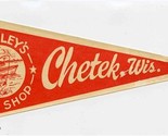 Keithley&#39;s Gift Shop Paper Banner Chetek Wisconsin Fishing  - £21.98 GBP