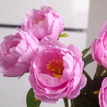 Silk peony flowers for home decor Artificial peony Pink flowers Spring f... - $6.99