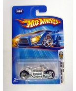 Hot Wheels Dodge Tomahawk #080 First Editions 80/100 White Die-Cast Cycl... - $54.63 MXN