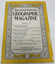 National Geographic Magazine January 1947 Adventures in Lakeland Tarpon Springs - £6.50 GBP