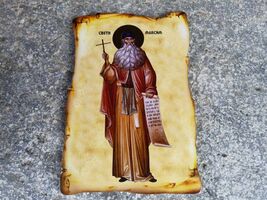 Orthodox Christian Icon of Maximus The Greek, Orthodox Christian Icon of... - $13.00