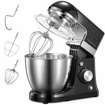 Stand Mixer, 8Speeds Electric Dough Mixer with 5Qt Stainless Steel Splash Guard - £121.67 GBP