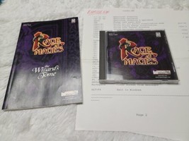 Rage Of Mages THE Wizard&#39;s Tome Software PC Game Disc Manual &amp; Instructions - $6.91 CAD