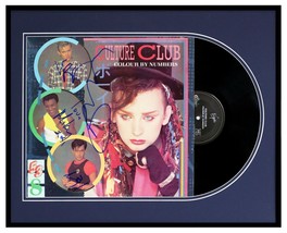 Culture Club Group Signed Framed 1983 Colour By Numbers Record Album Display  - £276.33 GBP