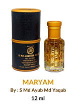 S Md Ayub Md Yaqub Maryam High Quality Fragrance Oil 12 ML Free Shipping - £15.45 GBP