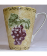 222 Fifth Cortland Grape Coffee Mug Cheri Blum Stoneware Colorful Tea Cu... - £3.94 GBP