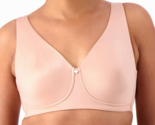 Breezies Satin Shine Unlined Wirefree Support Bra -  ASH ROSE, 34DD - £19.46 GBP