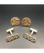 Swank Gold Tone Cufflinks Lot Chain Look Tuxedo Dress Many In Store Fast... - $282.06 MXN
