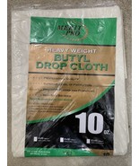 Heavy Weight Butyl Drop Cloth - 4&#39; x 15&#39; 10 oz. (2,2mx 4,57m) Merit Pro ... - £19.68 GBP