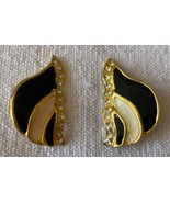 ⭕VTG, vintage clip earrings, vintage mola earrings, clip earrings, metal... - $23.04 CAD