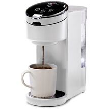 INSTANT POT K-CUP POD COMPATIBLE SINGLE SERVE COFFEE MAKER 8-12OZ - WHITE - $40.32