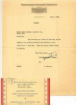 Onondaga Pottery Syracuse China Letterhead &amp; Inquiry Card New York 1938 - $23.76