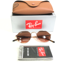 Ray-Ban Sonnenbrille Rb3565 Jack 9035/A5 Pink Kupfer Hexagon Brown Gradient - £99.93 GBP