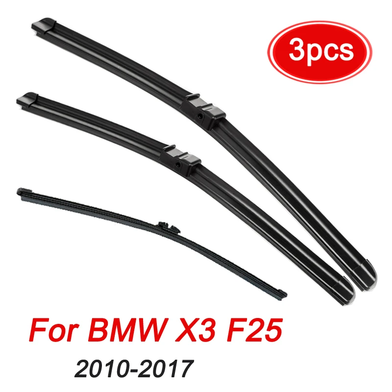 MIDOON 26&quot;+20&quot;+13&quot; LHD Windscreen Wiper Blades For BMW X3 F25 2010 2011 2012 - £20.43 GBP