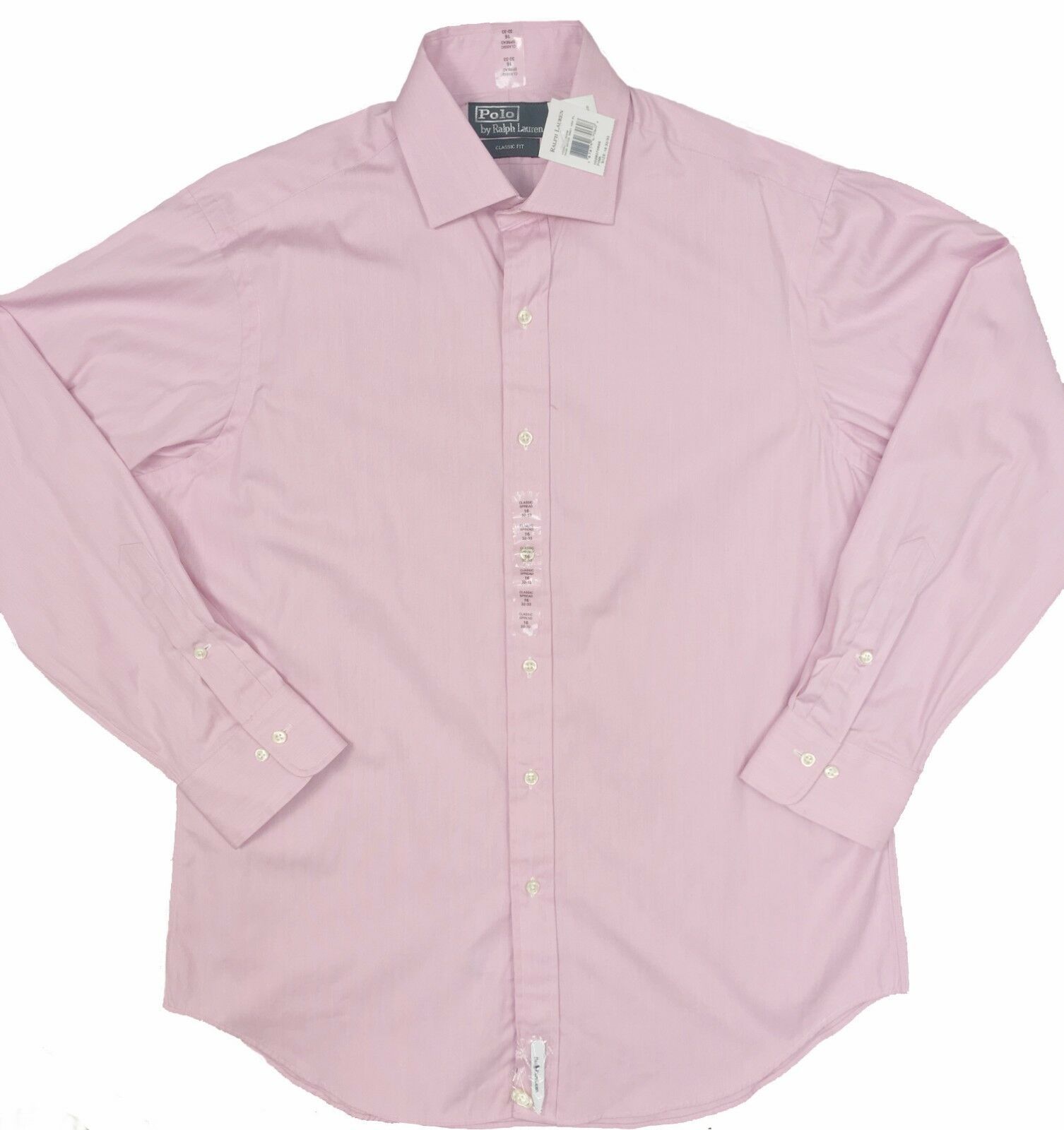 NEW Polo Ralph Lauren Dress Shirt!   Pink with Very Fine Stripes   Class... - $44.99