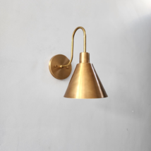 Elegant Mid Century Brass Wall Lamp for Your Home Decor by LD - £233.70 GBP