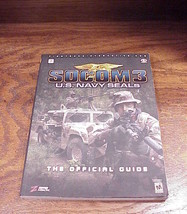 SOCOM 3 U.S. Navy Seals Strategy Guide Book, for PS2 - £7.88 GBP
