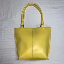Wilsons Leather Yellow Shoulder Bag Sunshine Beach Bright Colorful Vacation - $44.55