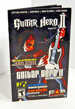 Instruction Booklet Manual Only Guitar Hero 2 Mag Playstation2 Red Octane 2006 - £7.12 GBP
