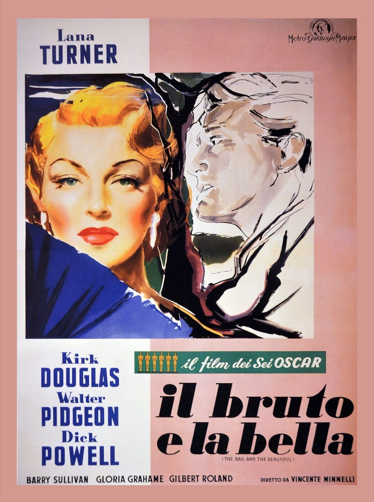 10834.Poster decoration.Home interior.Room Wall design.il Bruto e la Bella movie