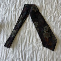 ODYSSEY XXI - Floral Abstract Patterned - 90’s Vintage Made in USA Neck ... - $9.49
