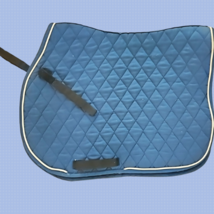 State Line All Purpose English Saddle Pad Blue Horse Size USED - €17,24 EUR