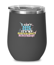 Wine Tumbler Stainless Steel Insulated  Funny I Can&#39;t Keep Calm It&#39;s My Best  - £19.94 GBP
