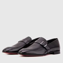 The Marquez Black Baby Buffalo & Deer Leather Loafer Men Shoe image 2