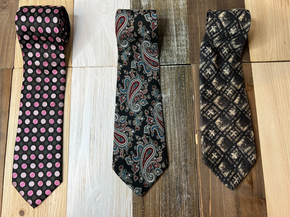 Lot of Neckties Men’s Multicolor Grandpacore Academia Professional Workwear - $3.29