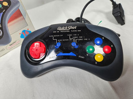 Vintage QuickShot SuperCon 2 SNES Controller QS-160 1991 in Box Super Nintendo - £31.43 GBP