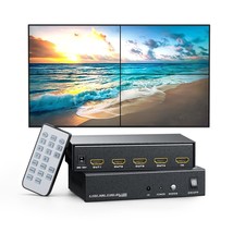 4K Video Wall Controller 2X2, 4K@30Hz Hdmi Video Wall Processor For 4 Tv Splicin - £131.11 GBP