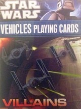 Star Wars Villains Vehicles Playing Cards - £5.60 GBP