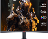 27 Inch Curved Gaming Monitor165Hz 1Ms PC Desktop Computer for Gaming - £179.90 GBP