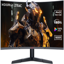 27 Inch Curved Gaming Monitor165Hz 1Ms PC Desktop Computer for Gaming - £178.80 GBP