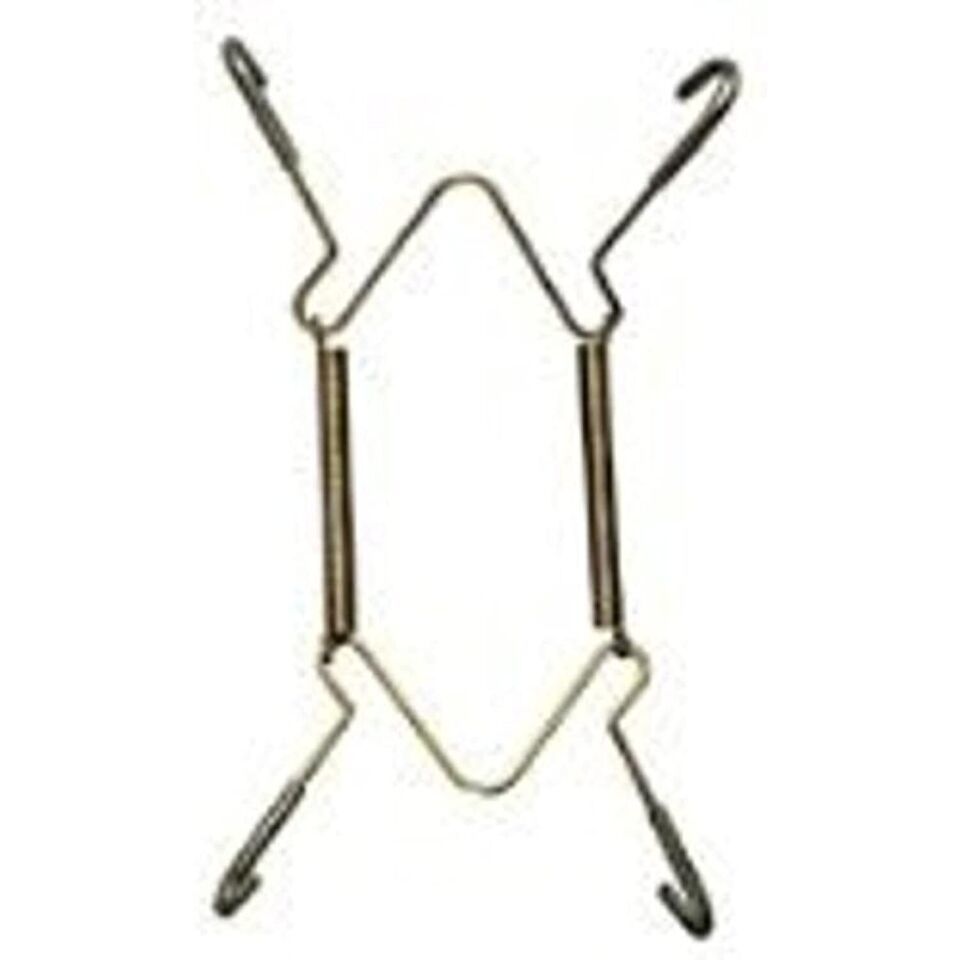 Stanley N259-986 Plate Hangers 11In-18In BRS - $17.63
