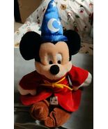 Walt Disney World Parks Mickey Mouse Sorcerer Fantasia Plush 13” - $16.10 CAD