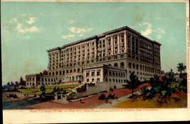 New Fairmont Hotel On Nob Hill -SAN Francisco Ca -UDB Postcard -PRE-1907-BK48 - £5.43 GBP