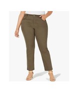 Style &amp; Co Womens Plus 14W Deep Moss Tummy Control Slim Leg Jeans NWT AY53 - $13.44 CAD