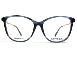Covergirl Eyeglasses Frames CG4012 092 Rose Gold Blue Horn Cat Eye 56-16... - $60.56
